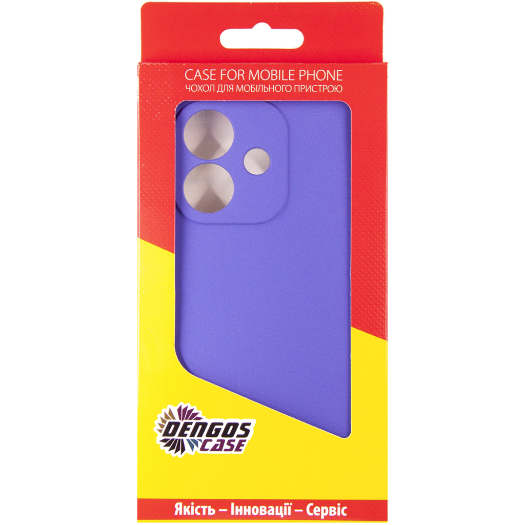 Чохол до мобільного телефона Dengos Carbon OPPO A3X (purple) (DG-TPU-CRBN-217) - зображення 5