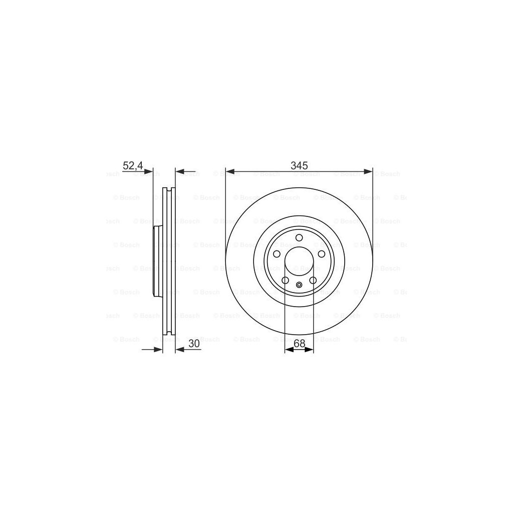 Гальмівний диск Bosch 0 986 479 747 - изображение 5