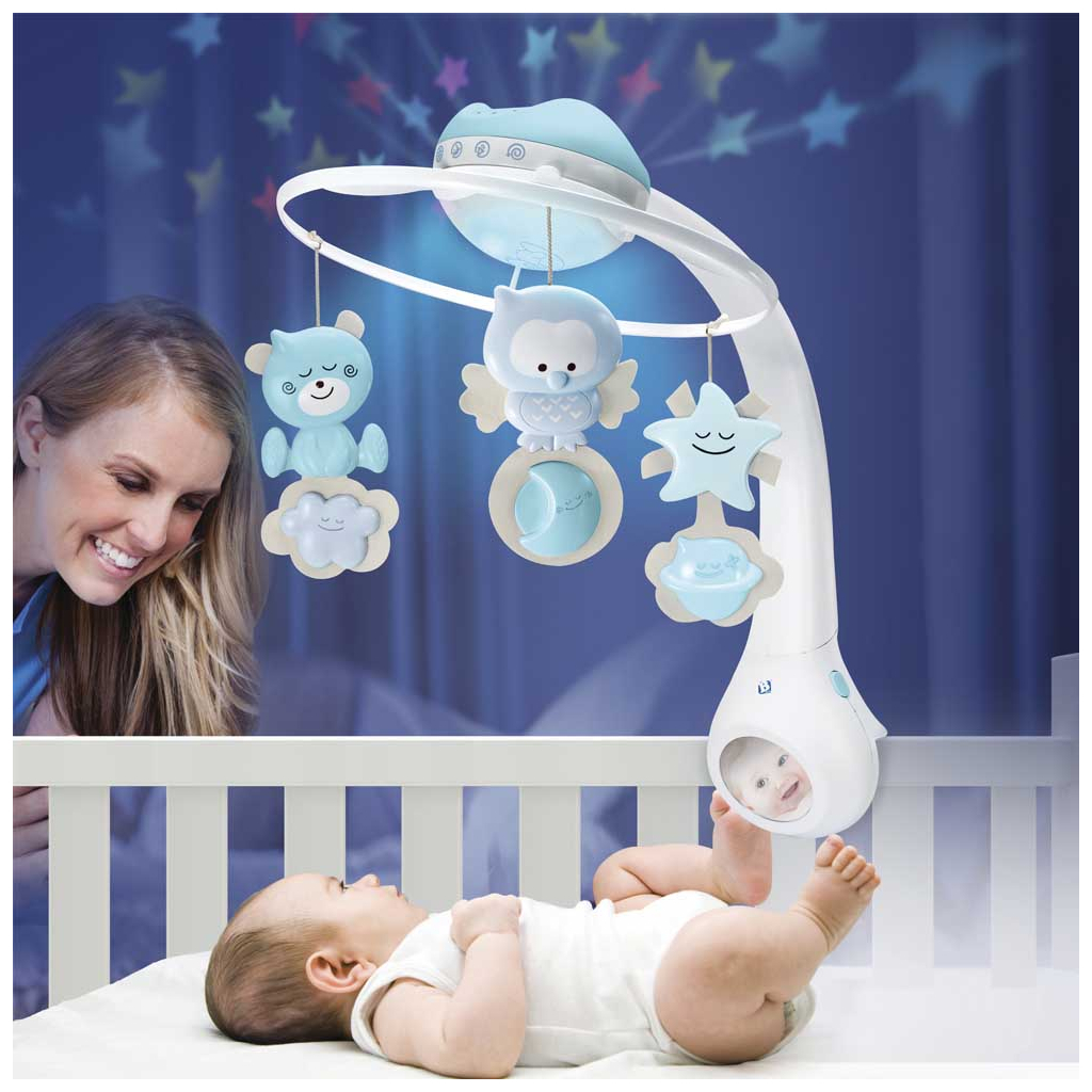 Мобіле Infantino 3 в 1 з проєктором Блакитний (004896I) - изображение 2