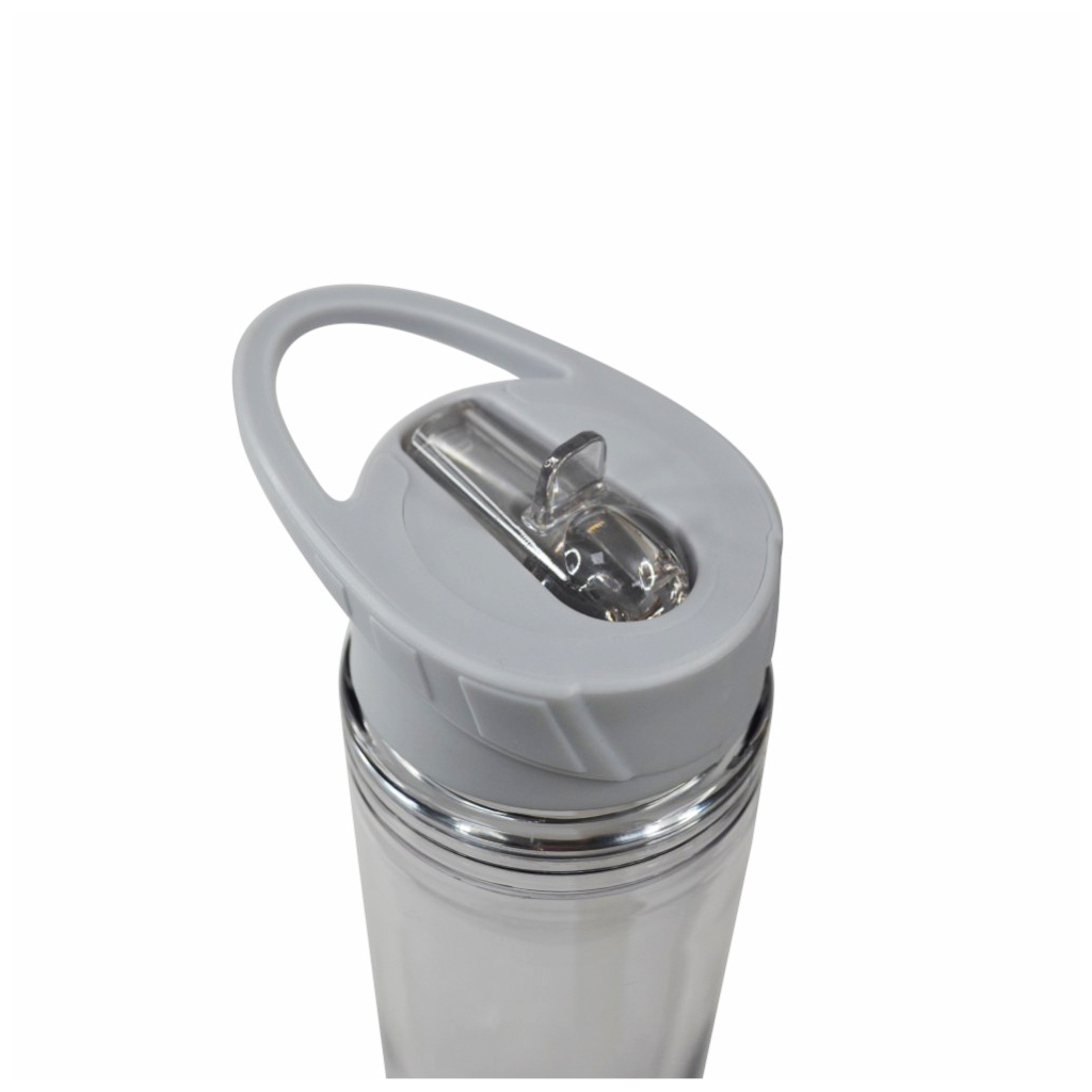 Пляшка для води Line Art Liquid 620 мл сіра (20225LA-07) - зображення 4