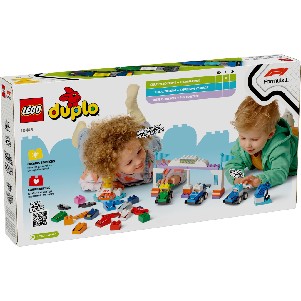 Конструктор LEGO DUPLO Town Автомобілі для перегонів і пілоти команд Формули-1 (10445) - зображення 1