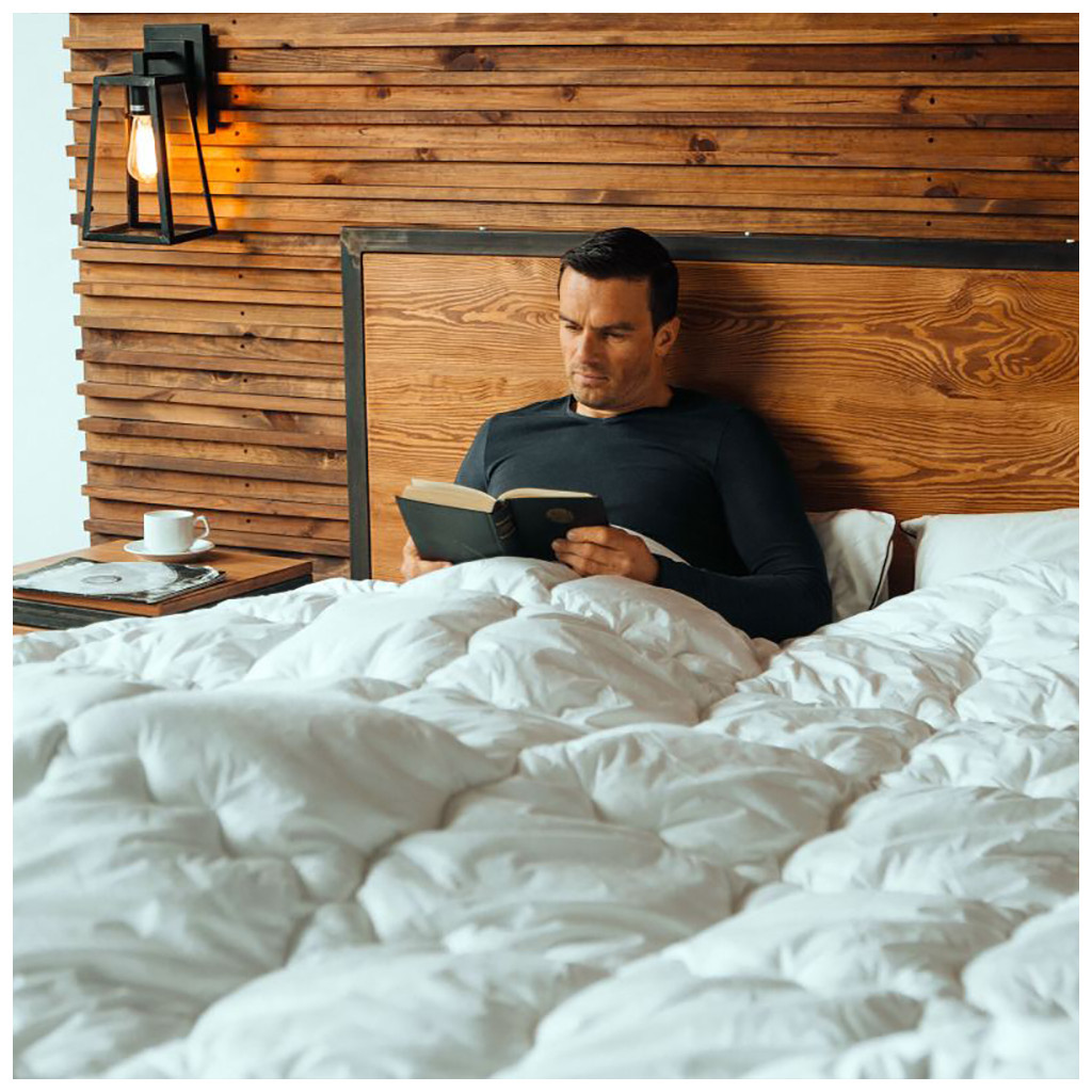 Ковдра MirSon вовняна Deluxe Italy Hand Made 165 демі 220x240 см (2200000460233) - изображение 5