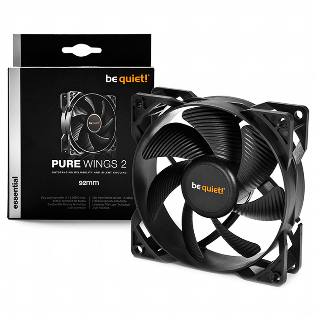 Кулер до корпусу Be quiet! Pure Wings 2 92mm (BL045) - зображення 3
