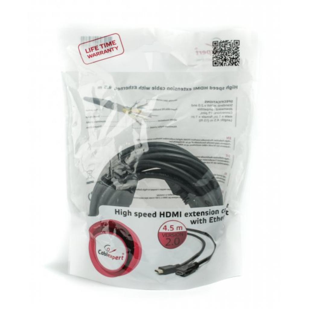 Кабель мультимедійний HDMI male to female 4.5m Cablexpert (CC-HDMI4X-15) - зображення 2