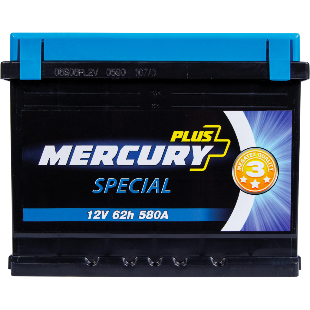 Акумулятор автомобільний MERCURY battery SPECIAL Plus 62Ah (P47298) - зображення 2