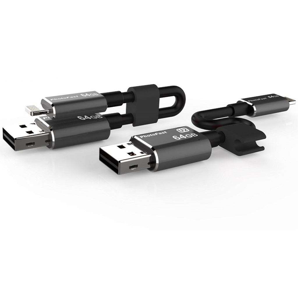 USB флеш накопичувач PhotoFast 64GB MemoriesCable Black USB 3.0 - Lightning (CABLEU3-64GB) - зображення 12
