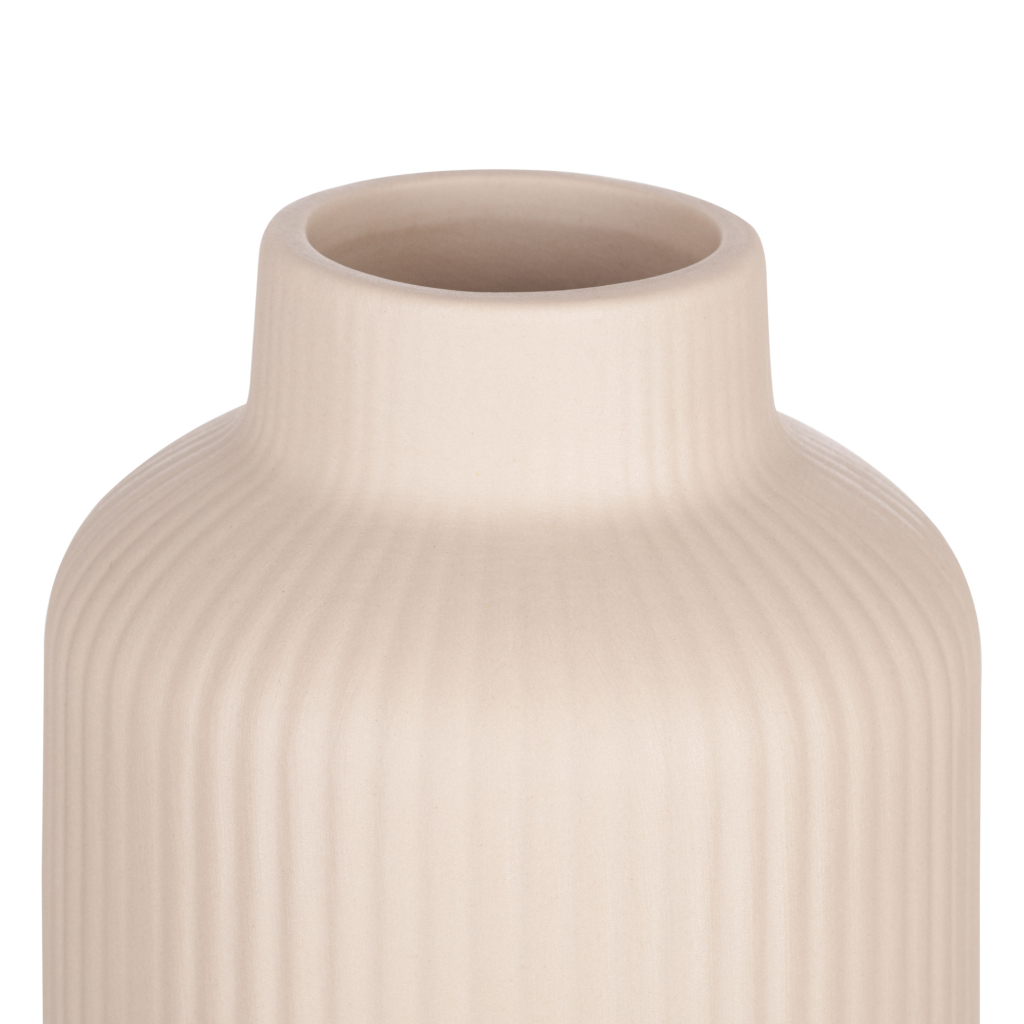 Ваза Ardesto Savona, 8х15см, порцеляна, бежевий (AR3804B) - зображення 3