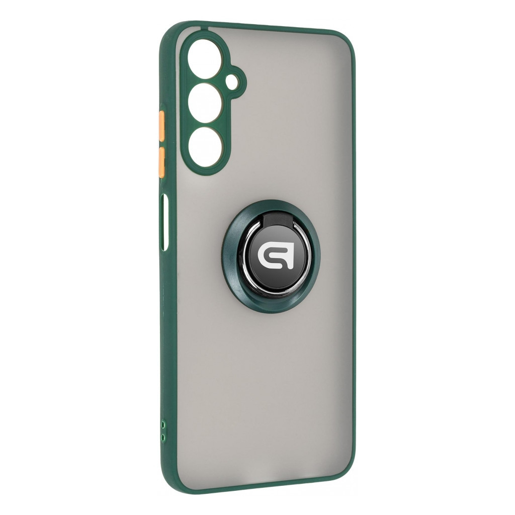 Чохол до мобільного телефона Armorstandart Frosted Matte Ring Samsung A05s (A057) Dark Green (ARM72764) - зображення 1