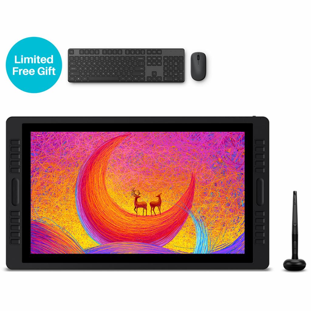 Планшет-монітор Huion Kamvas Studio 22 + клавіатура та миша (KS2201) - зображення 2