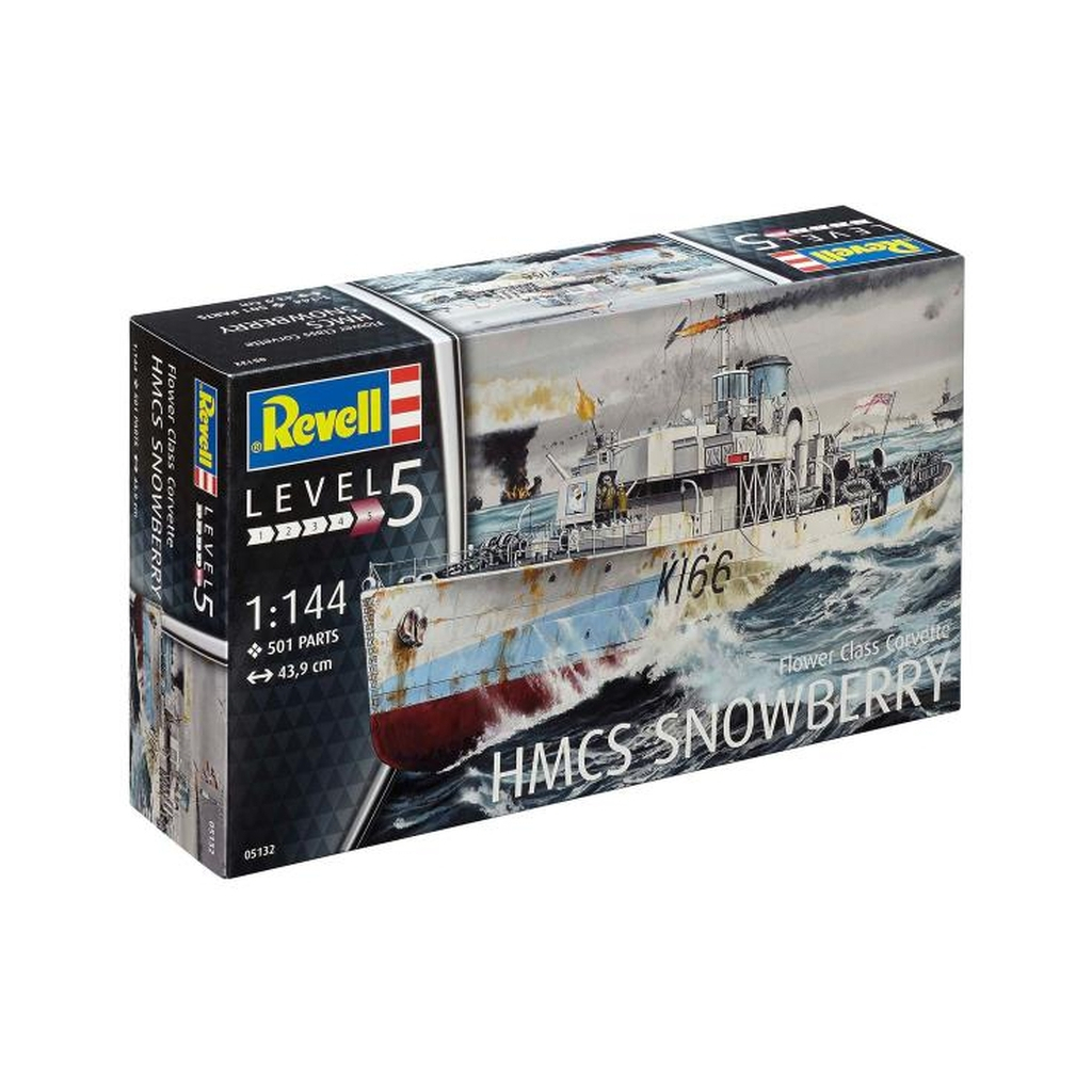 Збірна модель Revell Корвет класу Флауер «HMCS Snowberry», рівень 5, 1:144 (RVL-05132) - изображение 10