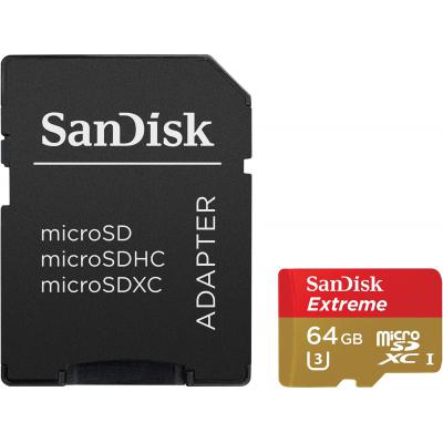 Карта пам'яті SanDisk 64GB microSDHC Class 10 UHS-I (SDSQXNE-064G-GN6AA) - зображення 2