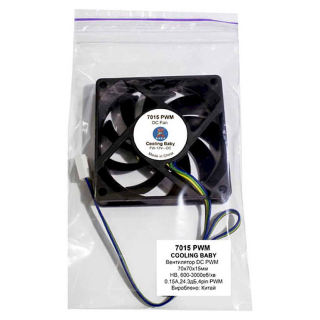 Кулер до корпусу Cooling Baby 7015 PWM - зображення 3