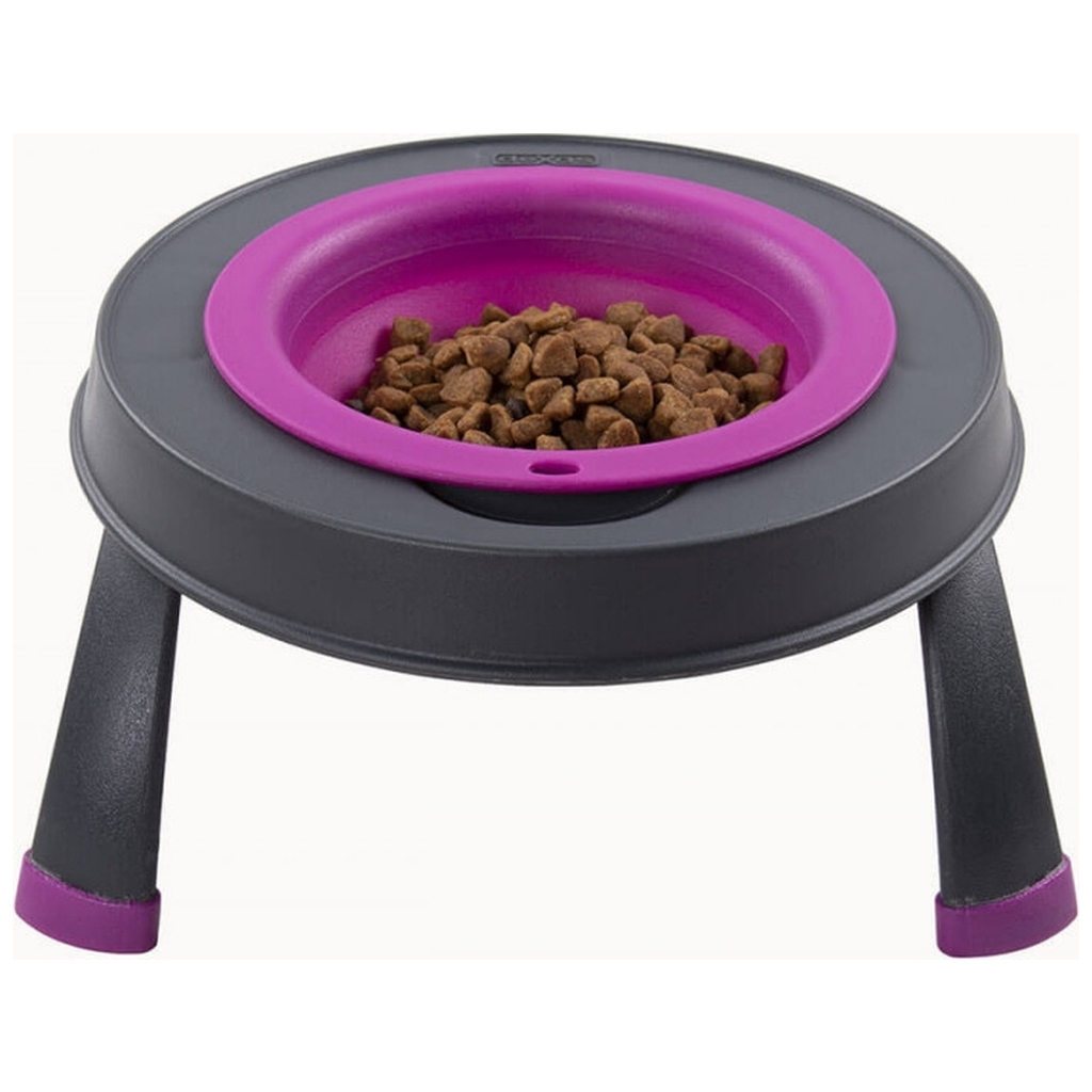 Посуд для собак Dexas Миска одинарна на складній підставці-велика 960 мл пурпурна (0084297309107) - изображение 8