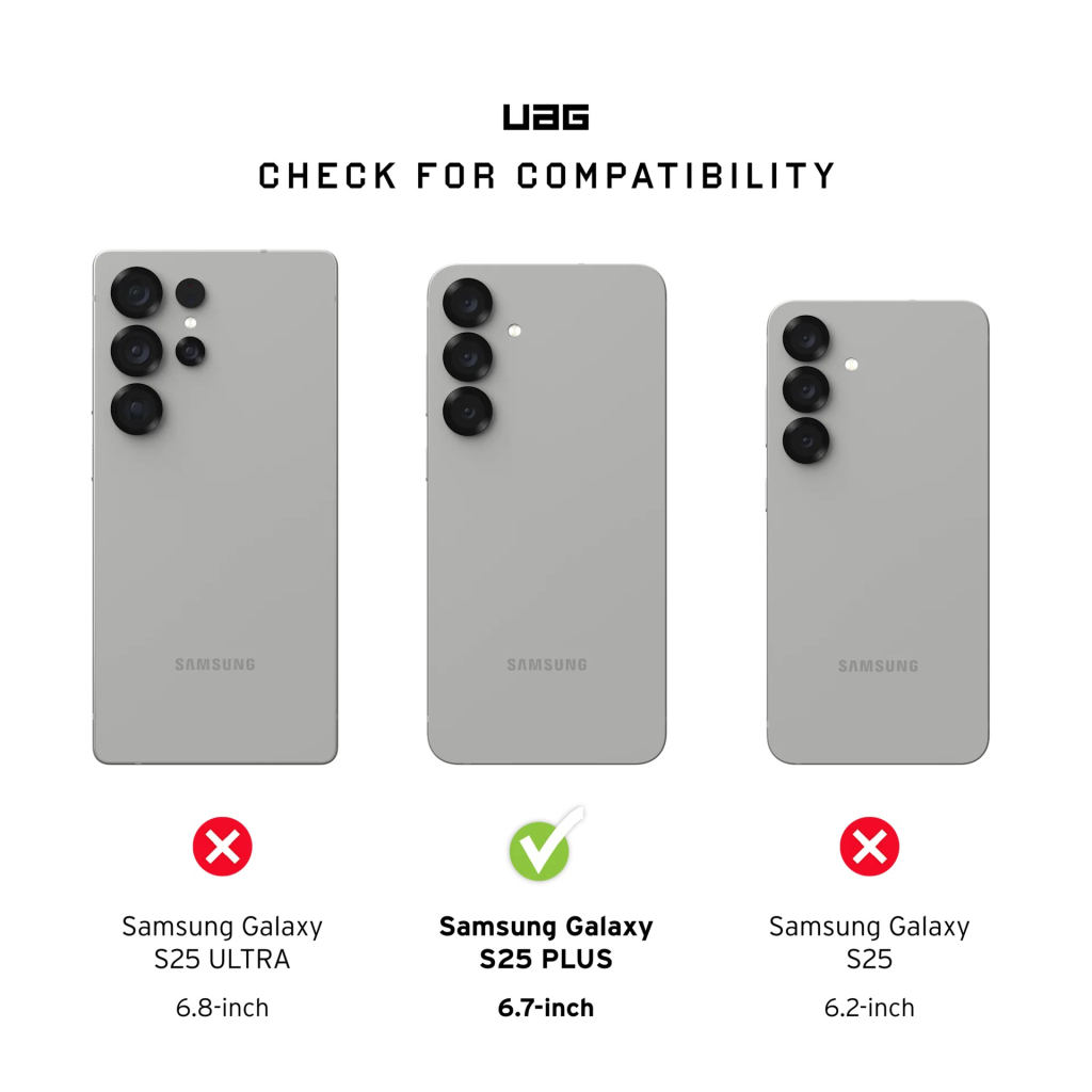 Чохол до мобільного телефона UAG Samsung Galaxy S25+ Pathfinder Clear with Magnet Ash (214484113131) - зображення 7