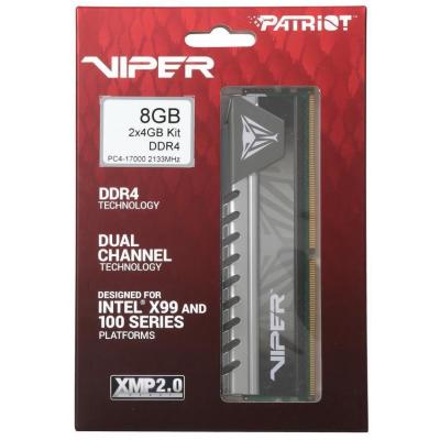 Модуль пам'яті для комп'ютера DDR4 8GB (2x4GB) 2133 MHz Viper Patriot (PVE48G213C4KGY) - зображення 3
