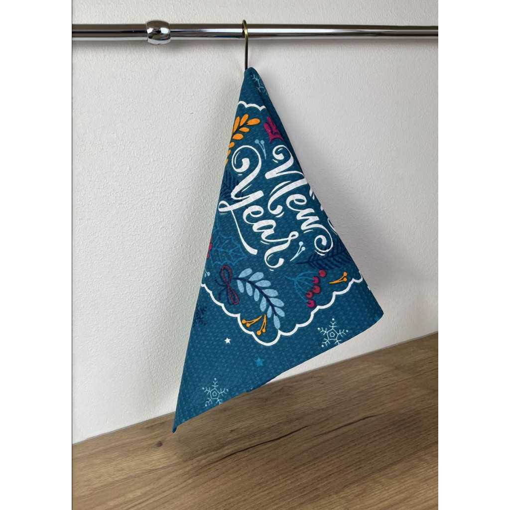 Рушник Прованс вафельний Happy 33х60 см (4823093452626) - изображение 2