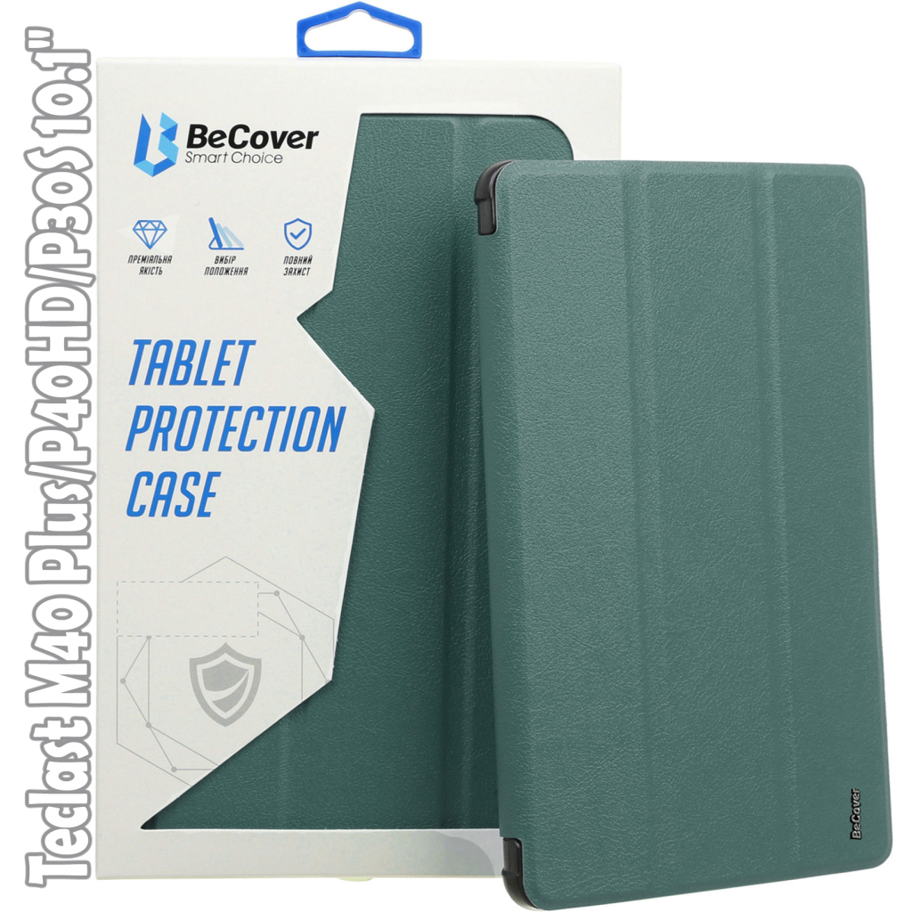 Чохол до планшета BeCover Smart Case Teclast M40 Plus/P40HD/P30S 10.1" Dark Green (709539) - зображення 1