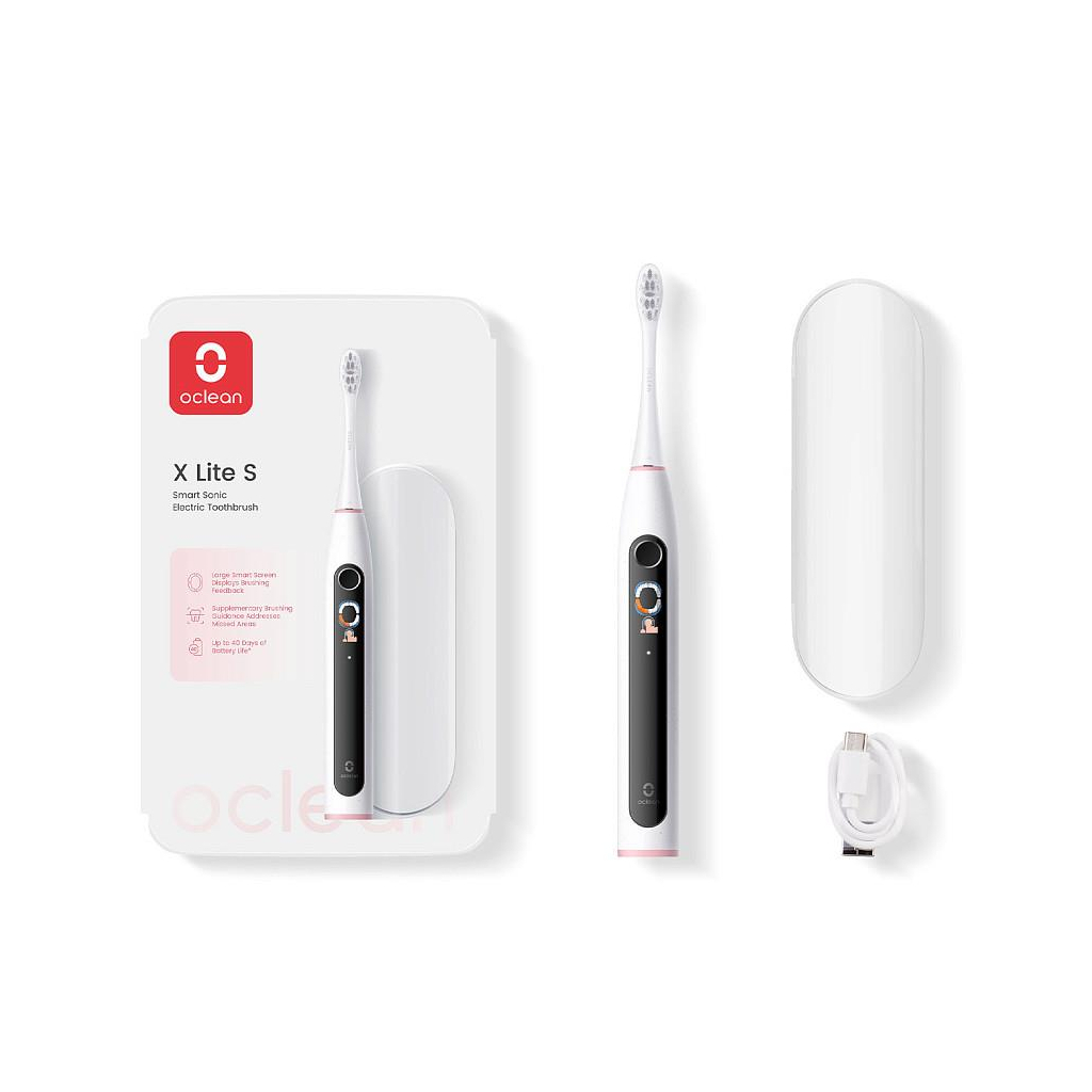 Електрична зубна щітка Oclean X Lite Set Grey (6970810556414) - зображення 1