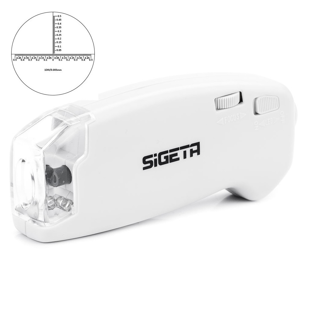 Мікроскоп Sigeta MicroGlass 150x R/T (зі шкалою) (65140) - зображення 1