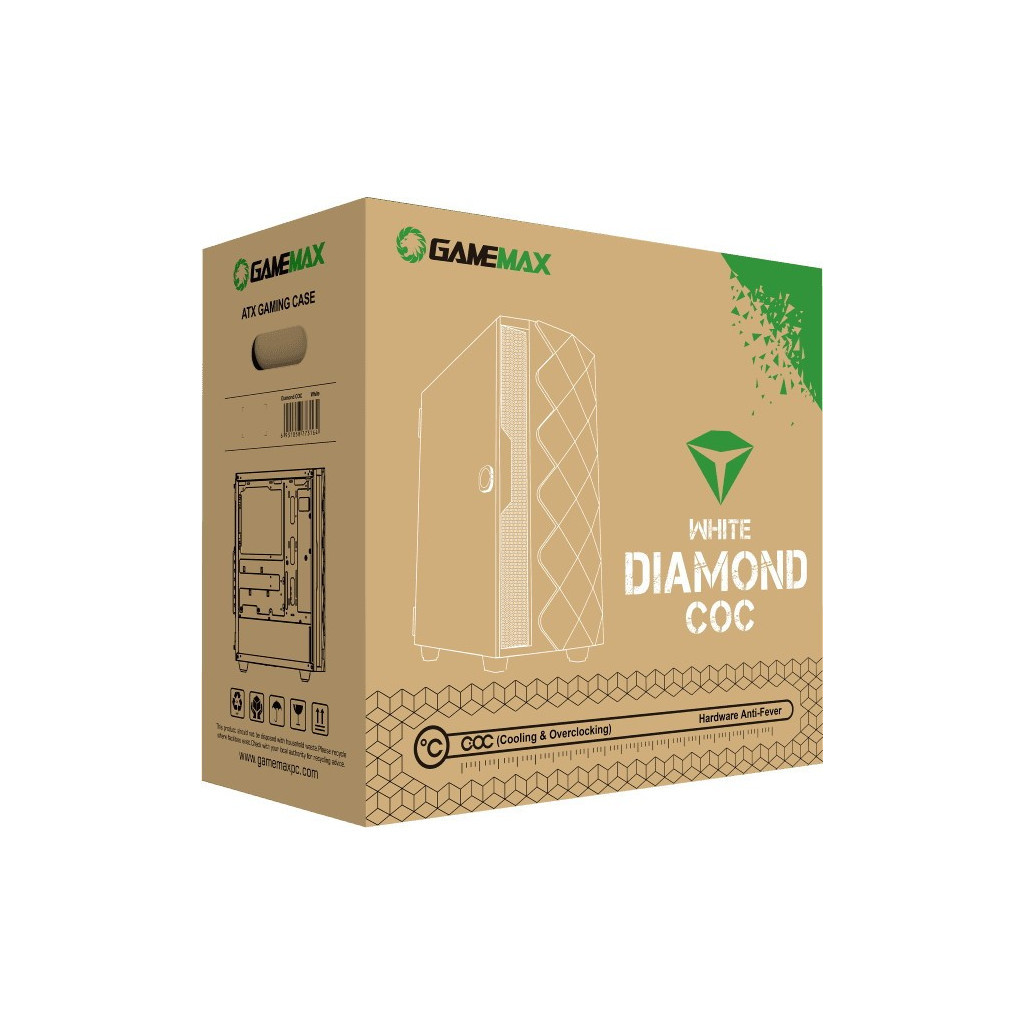 Корпус Gamemax White Diamond COC - зображення 12