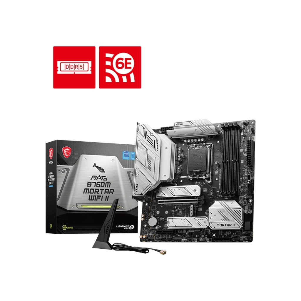 Материнська плата MSI MAG B760M MORTAR WIFI II - зображення 1