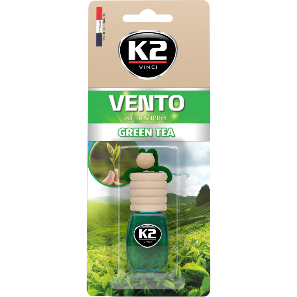 Ароматизатор для автомобіля K2 VINCI VENTO GREEN TEA 8ML (V452) - зображення 1
