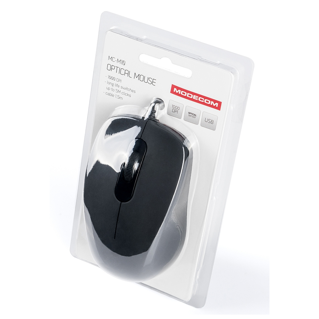 Мишка Modecom MC-M10 USB Black (M-MC-0M10-100) - зображення 6