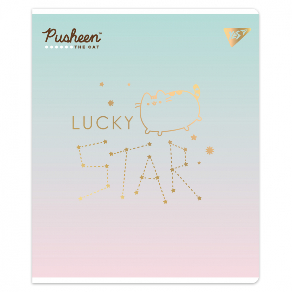 Зошит Yes Goldstar Pusheen 18 аркушів лінія (767530) - зображення 2