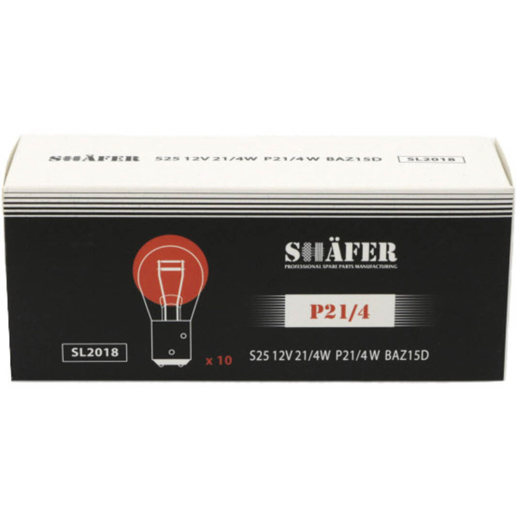 Автолампа SHAFER 12V21/4WP21/4BAZ15D (SL2018) - зображення 2