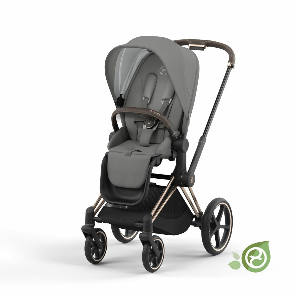 Набір текстилю для коляски Cybex Priam Pearl Grey (521003745) - зображення 3