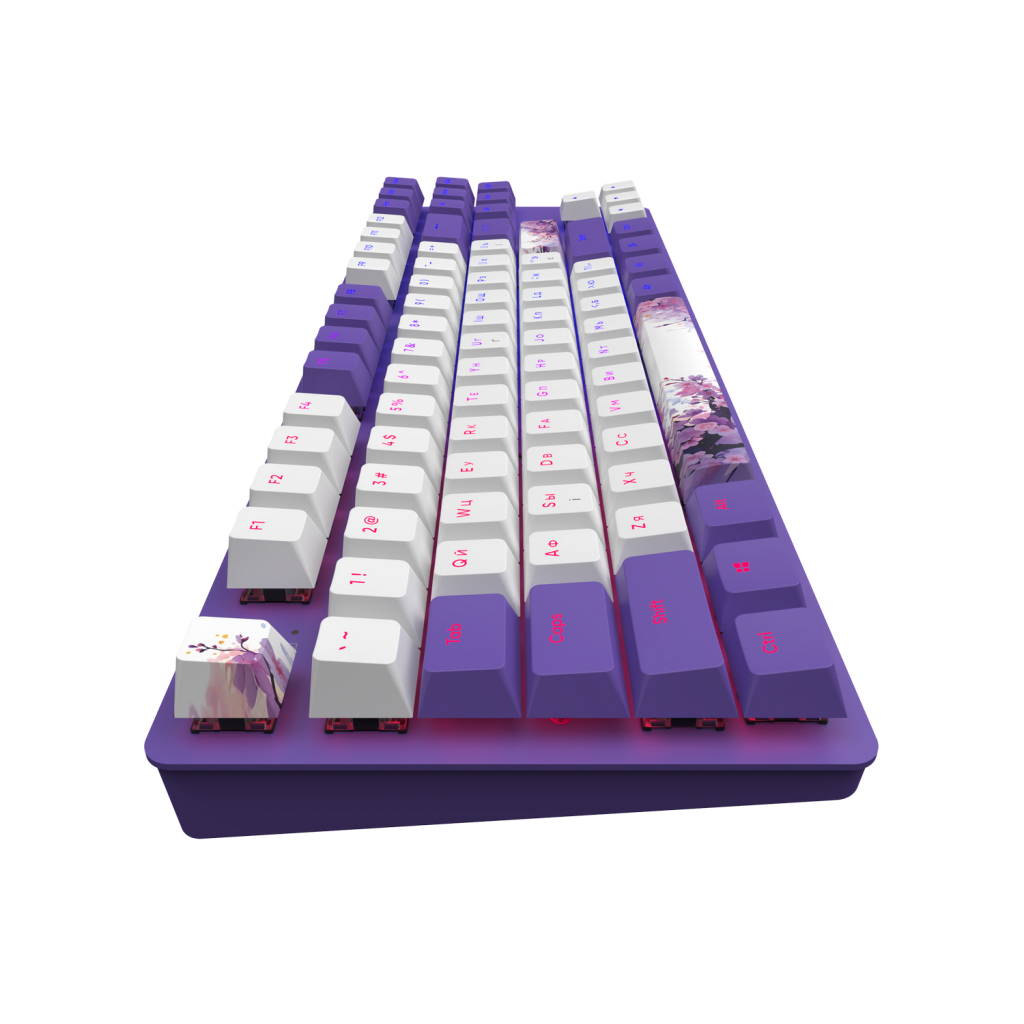 Клавіатура Dark Project One 87 Violet Horizons ABS RGB Mech G3MS Sapphire USB Violet/White (DPO87_GSH_DPUP_ANSI_UA) - зображення 5