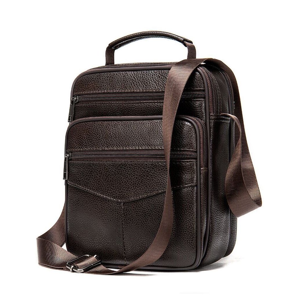 Сумка Vintage Шкіряна Коричнева (14991) - зображення 2