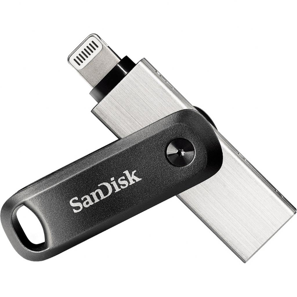 USB флеш накопичувач SanDisk 64GB iXpand Go USB 3.0 /Lightning (SDIX60N-064G-GN6NN) - зображення 4