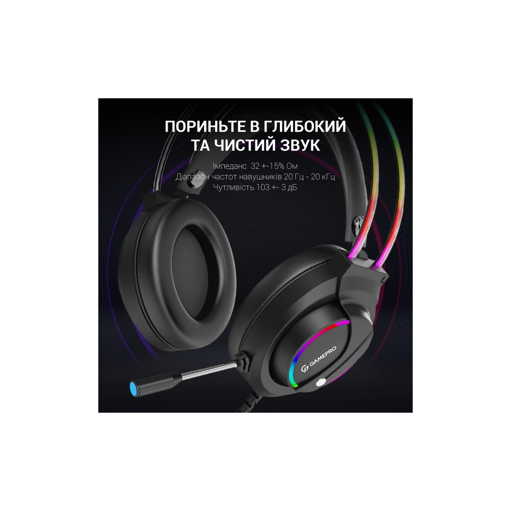 Навушники GamePro HS733 Black (HS733) - зображення 5