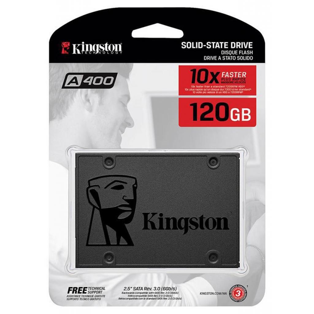 Накопичувач SSD 2.5" 120GB Kingston (SA400S37/120G) - зображення 5