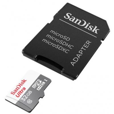 Карта пам'яті SanDisk 32GB Miсro-SDHC Class 10 UHS-I Ultra (SDSQUNS-032G-GN3MA) - зображення 3