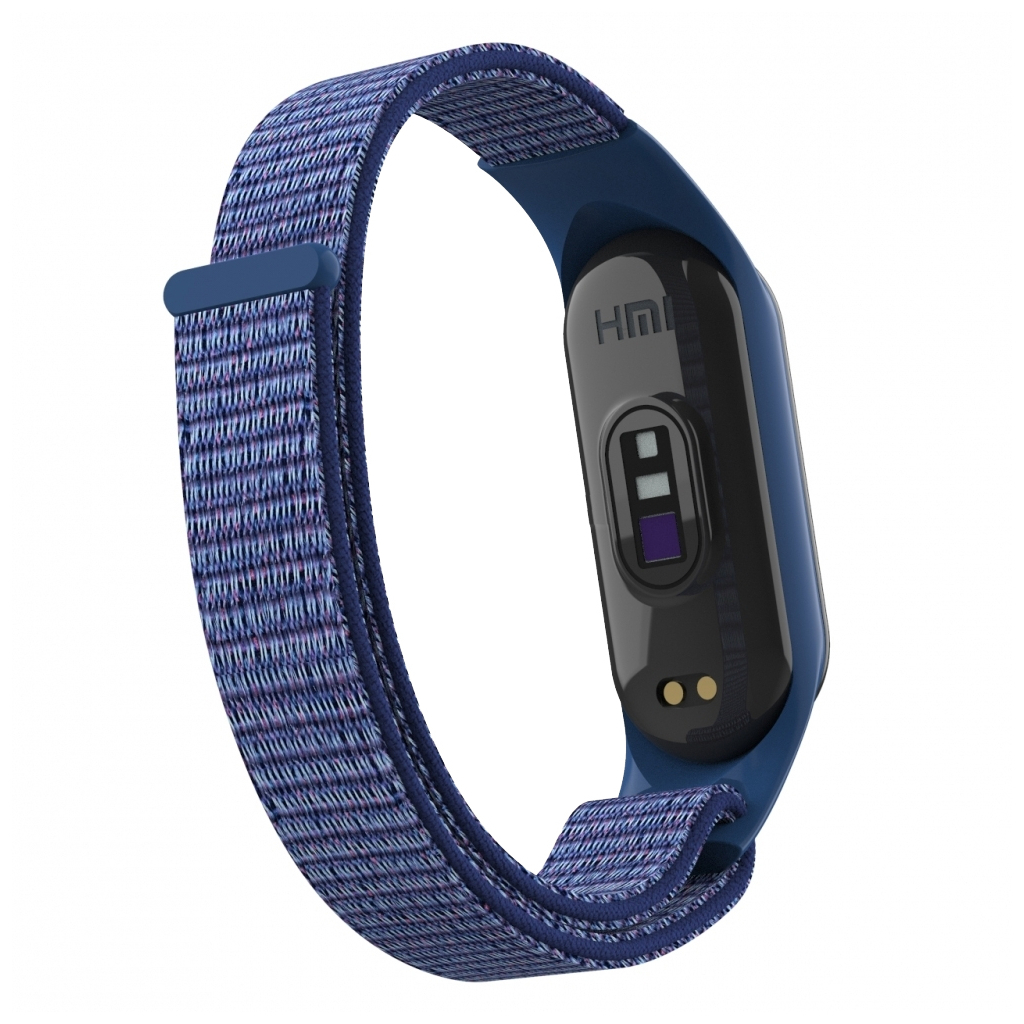 Ремінець до фітнес браслета Armorstandart нейлоновий для Xiaomi Mi Band 7/6/5/4 Blue (ARM67841) - зображення 2