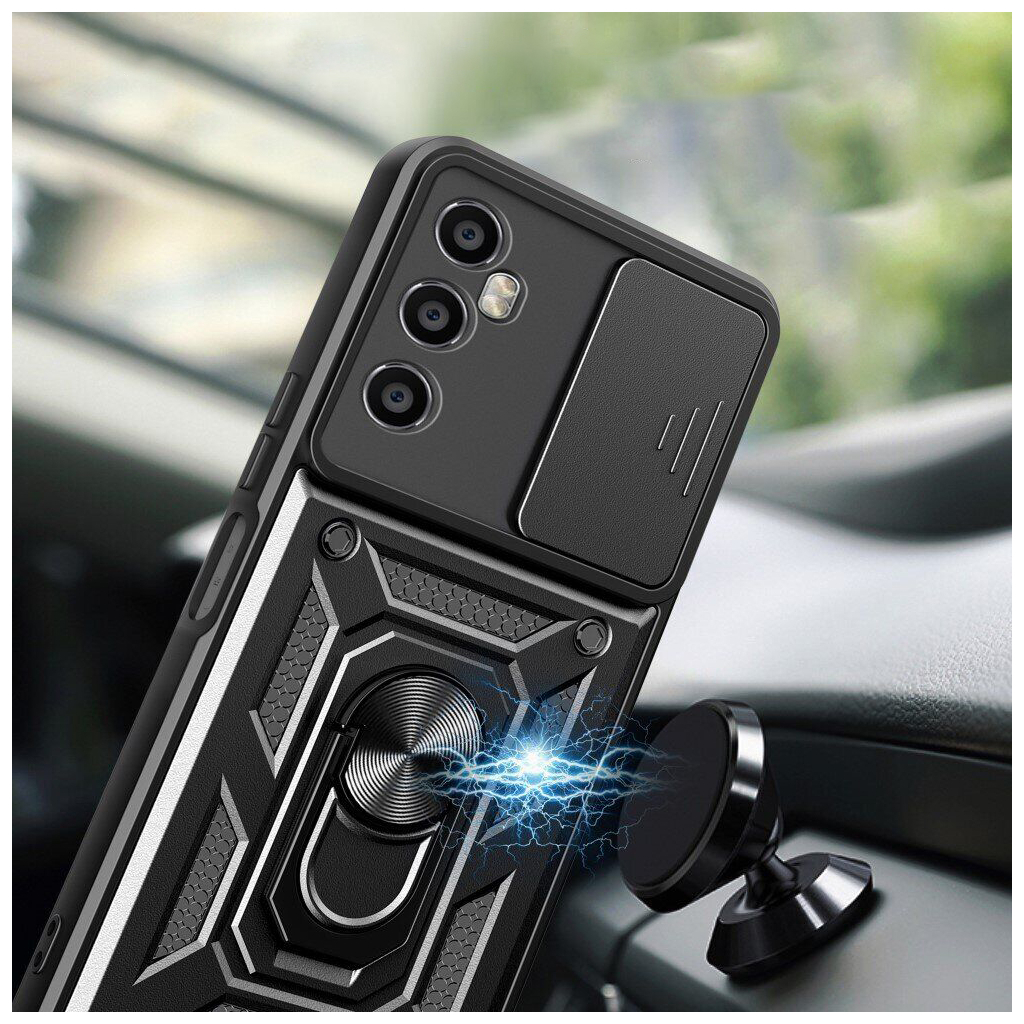 Чохол до мобільного телефона BeCover Military Realme C65 Black (712180) - зображення 4