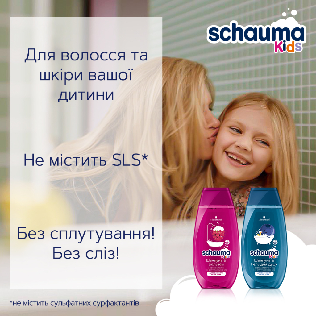 Дитячий шампунь Schauma Kids Бальзам для волосся та шкіри з соком малини 250 мл (4015000665957) - изображение 4