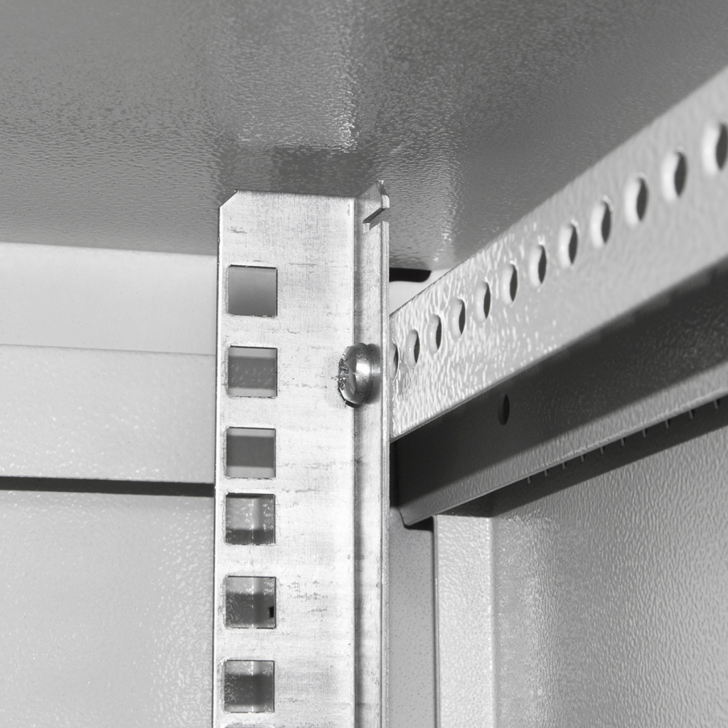 Шафа настінна Ipcom 12U 19" 600x600 (СН-12U-060х060-ДС-7035) - изображение 6