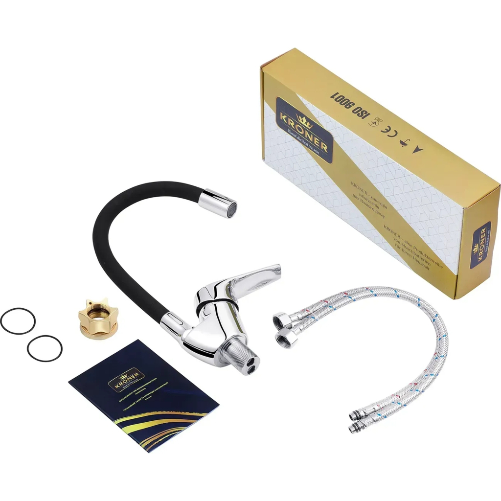 Змішувач Kroner Odra-C032BLK (CV021167) - зображення 6