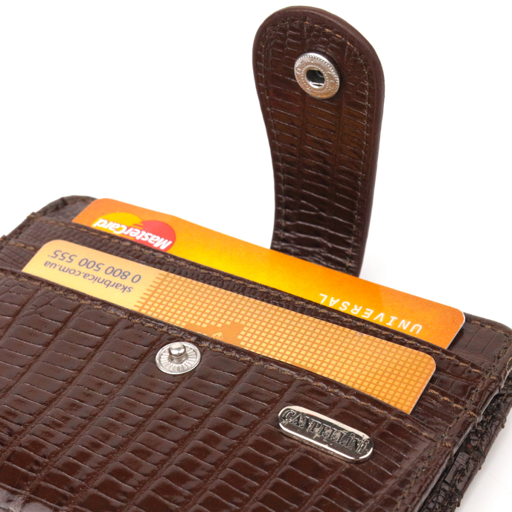 Гаманець Canpellini З натуральної шкіри Коричневий (21691) - зображення 5