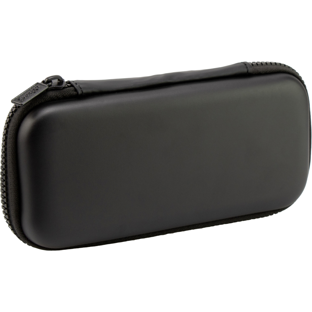 Пенал Cool For School з тисненням, 1 відділення Чорний (QT-5628-Black) - зображення 2