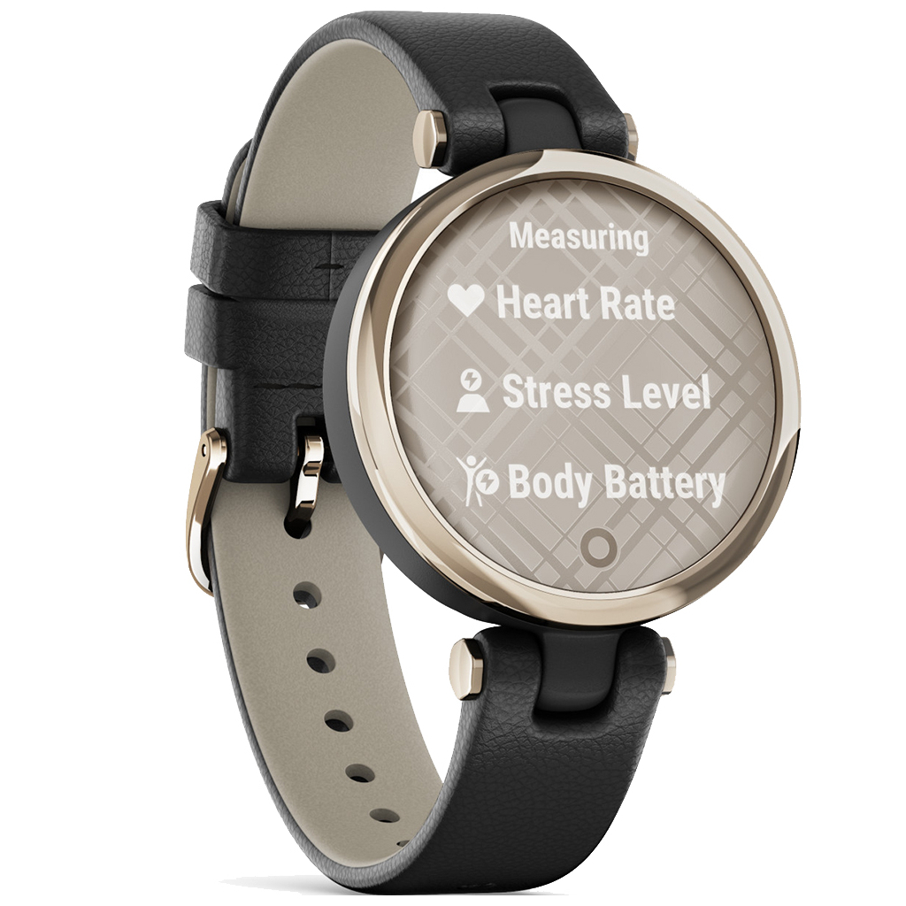 Смарт-годинник Garmin Lily, CreamGold, Black, Leather (010-02384-B1) - зображення 3