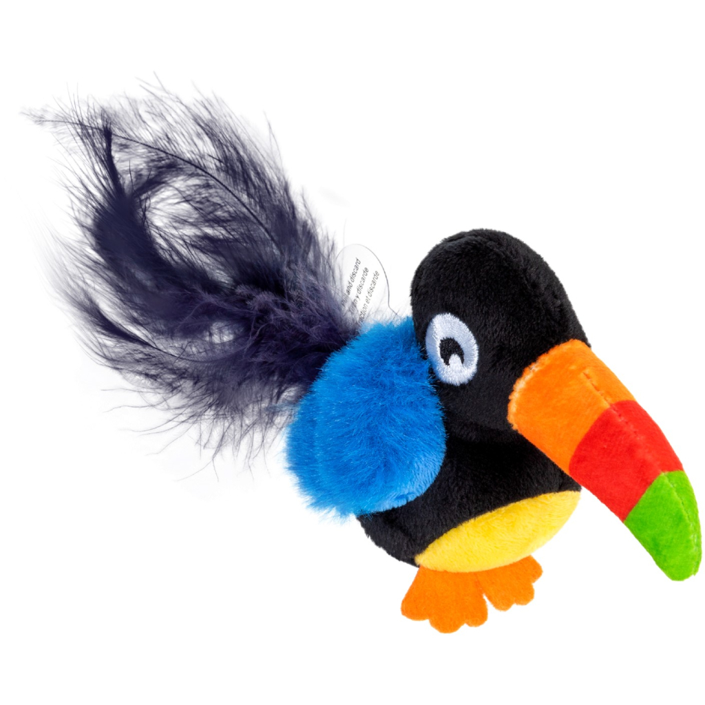 Іграшка для котів GiGwi Melody chaser Тукан зі звуковим чипом 10 см (75024) - зображення 1