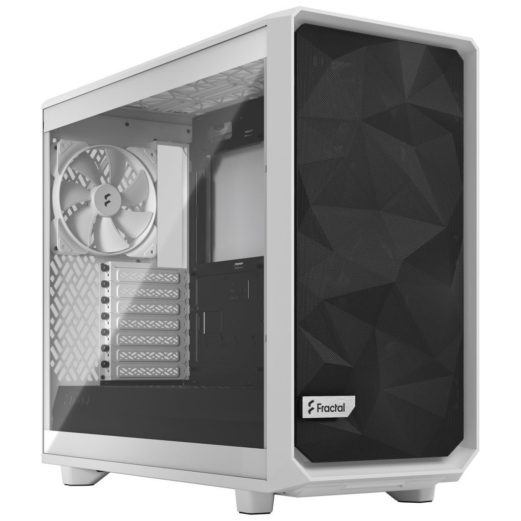 Корпус для ПК Fractal Design Meshify 2 Lite White TG Clear (FD-C-MEL2A-04) - зображення 1