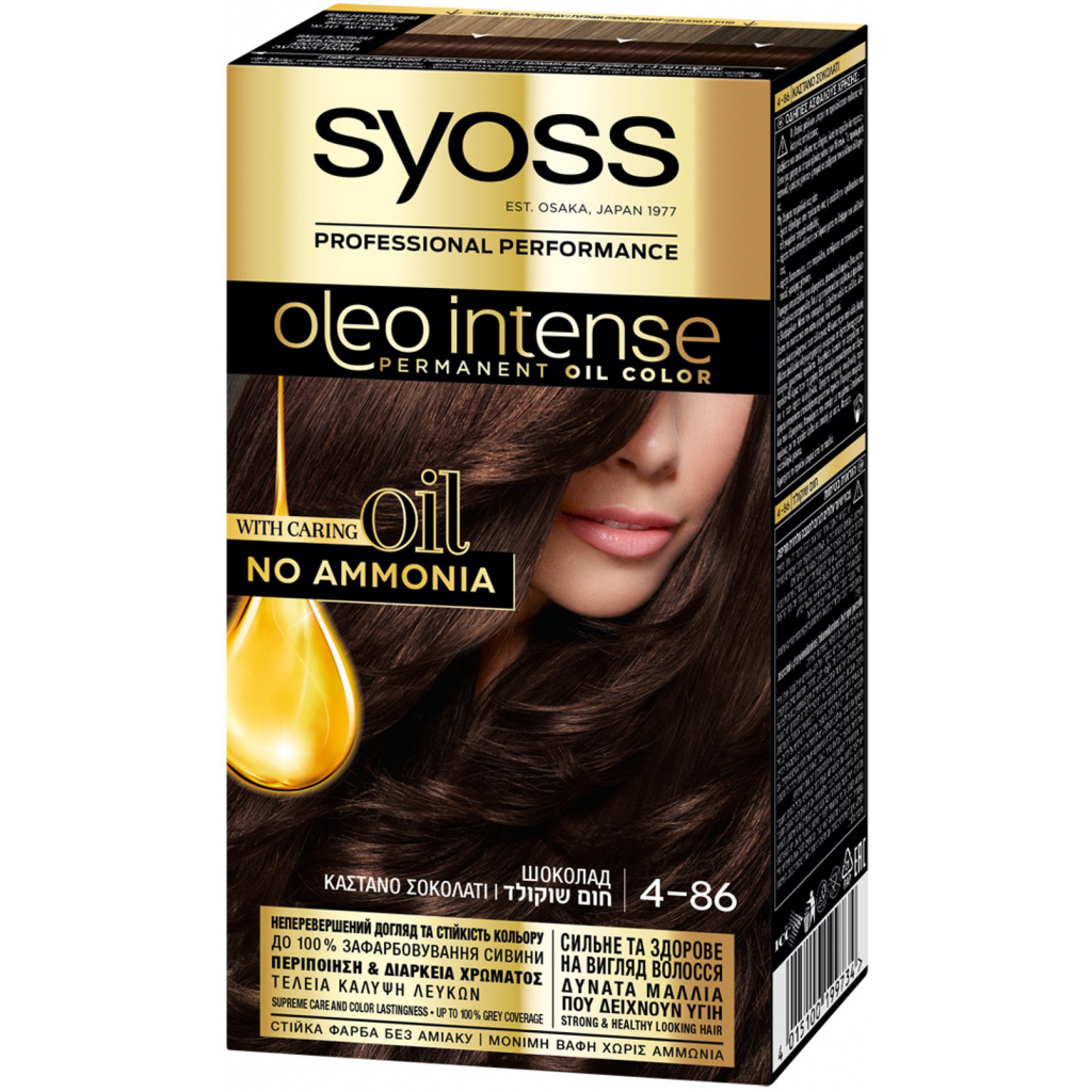 Фарба для волосся Syoss Oleo Intense 4-86 Шоколад 115 мл (4015100199734) - зображення 1