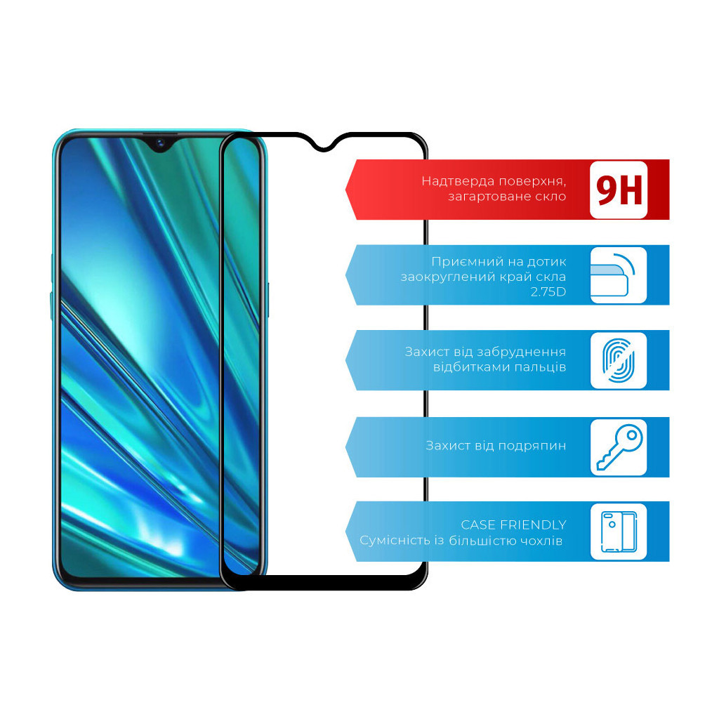 Скло захисне ACCLAB Full Glue Realme 5 Pro (1283126508394) - зображення 2