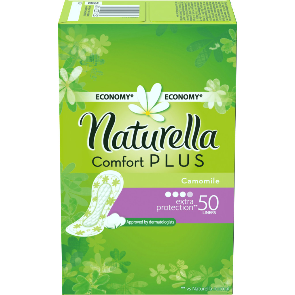 Щоденні прокладки Naturella Сamomile Plus 50 шт (4015400516132) - зображення 1