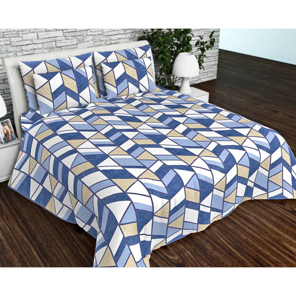 Постільна білизна MirSon Бязь 17-0503 Kaleidoscope King Size (2200003615029) - зображення 1